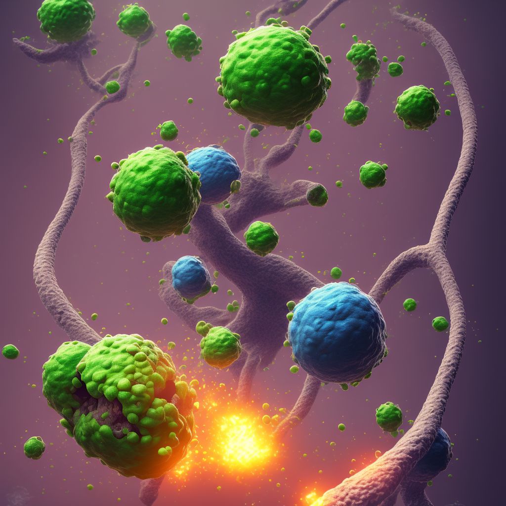 Poisoning by, adverse effect of and underdosing of aminoglycosides digital illustration