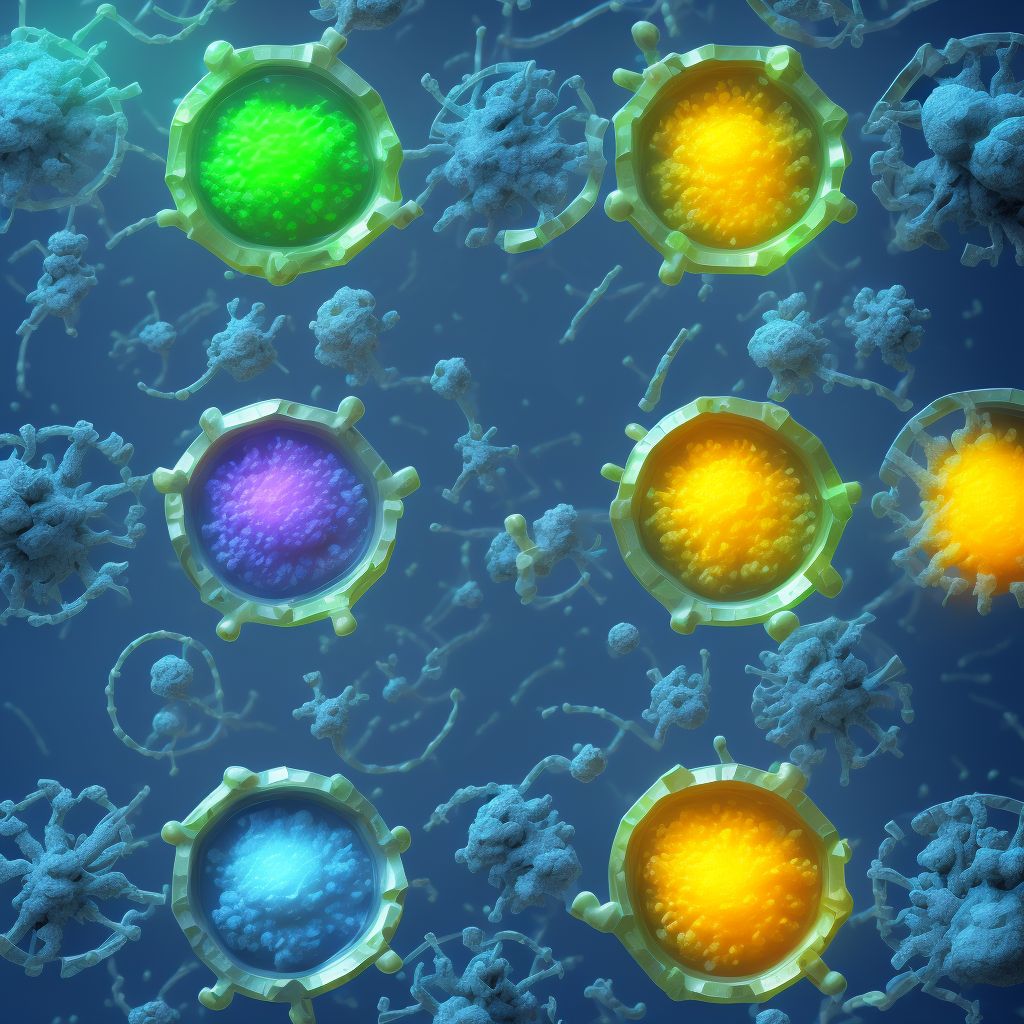 Poisoning by, adverse effect of and underdosing of sulfonamides digital illustration