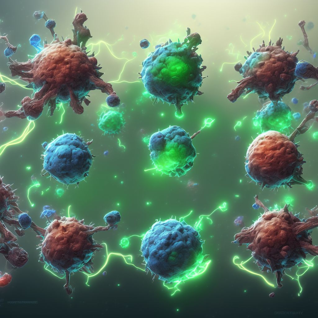 Adverse effect of succinimides and oxazolidinediones digital illustration