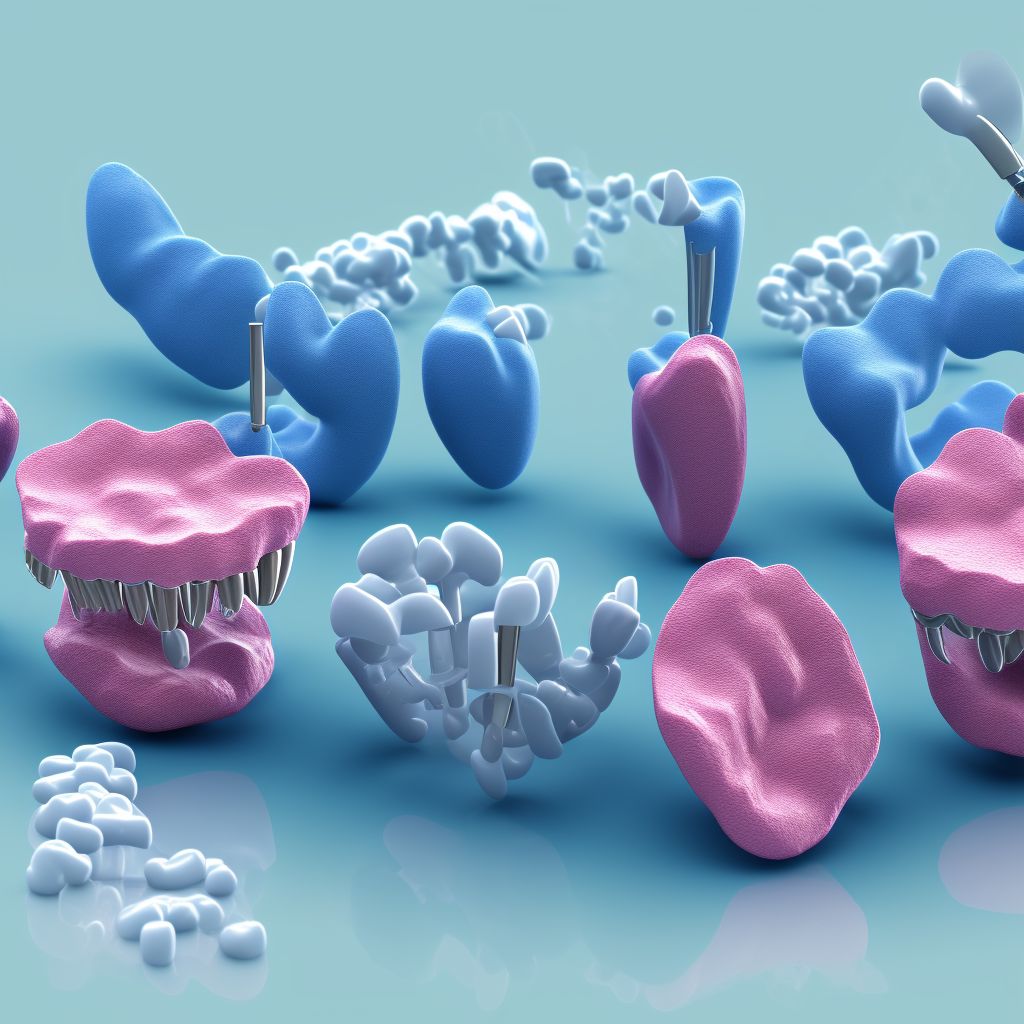 Underdosing of dental drugs, topically applied digital illustration