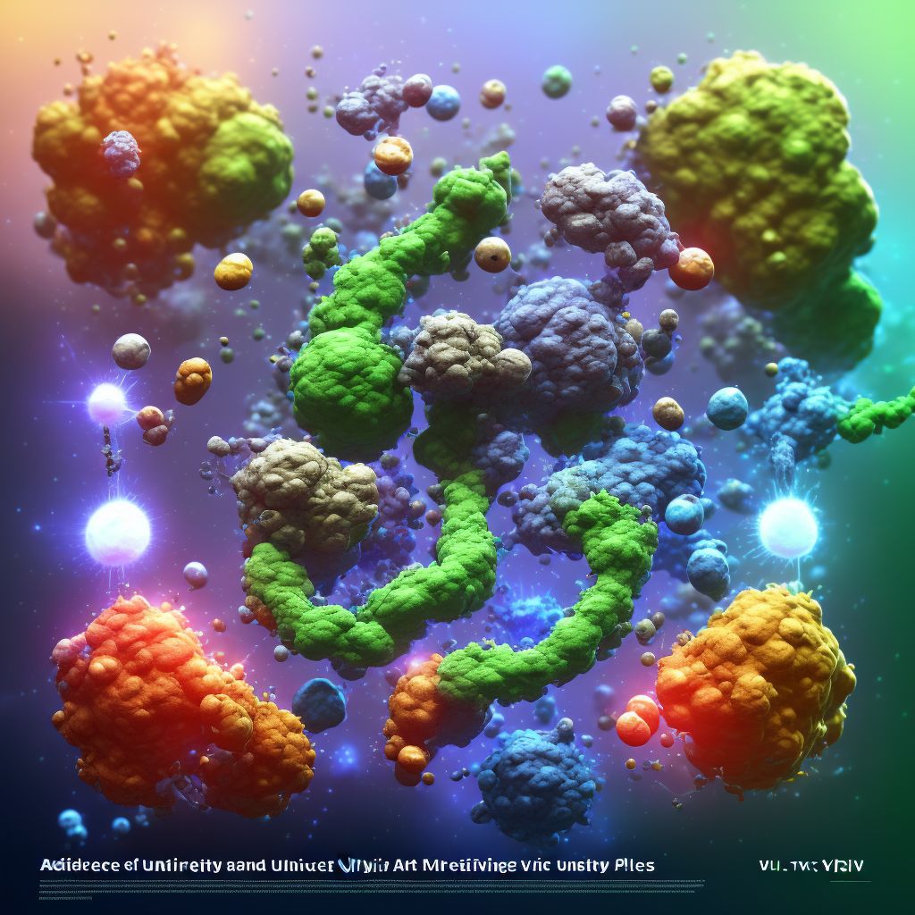 Adverse effect of drugs affecting uric acid metabolism digital illustration