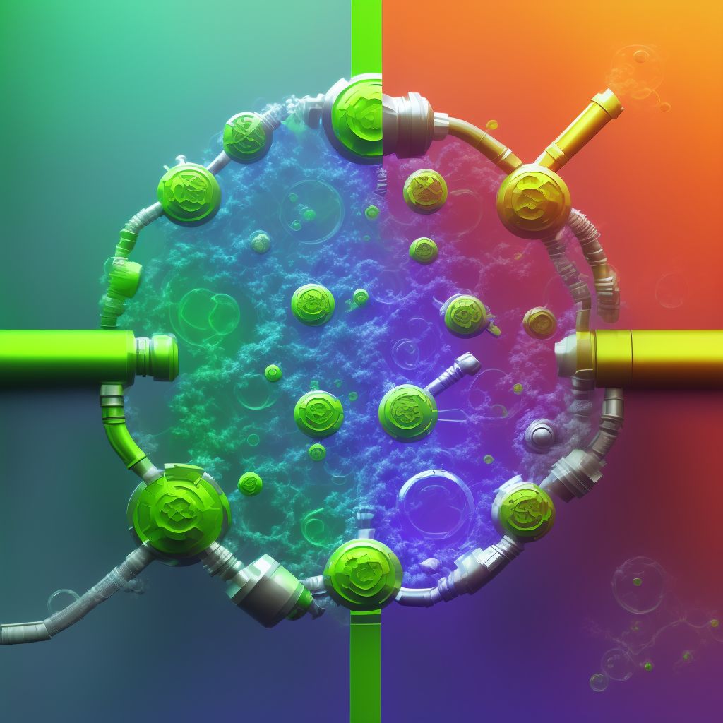 Toxic effect of 2-Propanol digital illustration