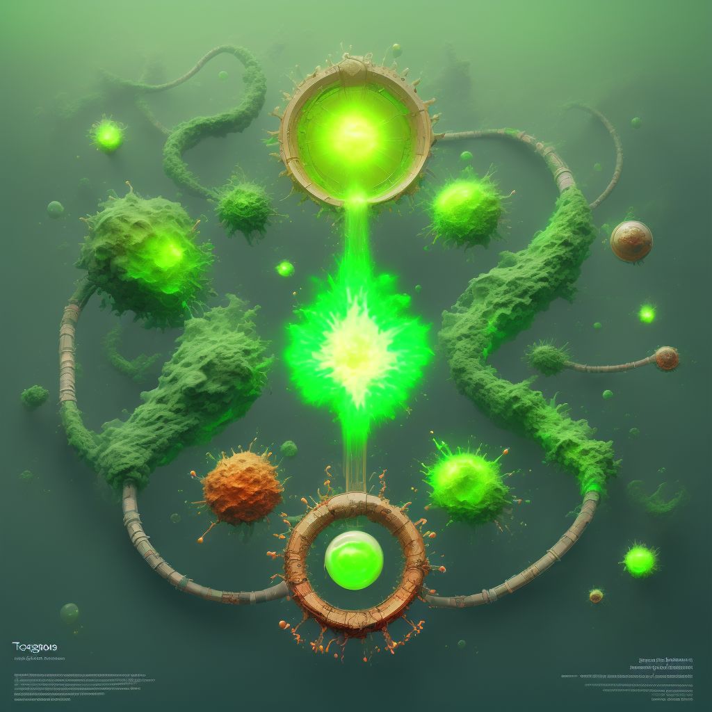 Toxic effect of other halogen derivatives of aromatic hydrocarbons, intentional self-harm digital illustration