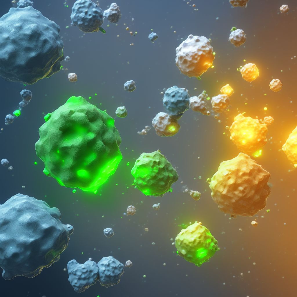 Toxic effect of other halogen derivatives of aromatic hydrocarbons, assault digital illustration