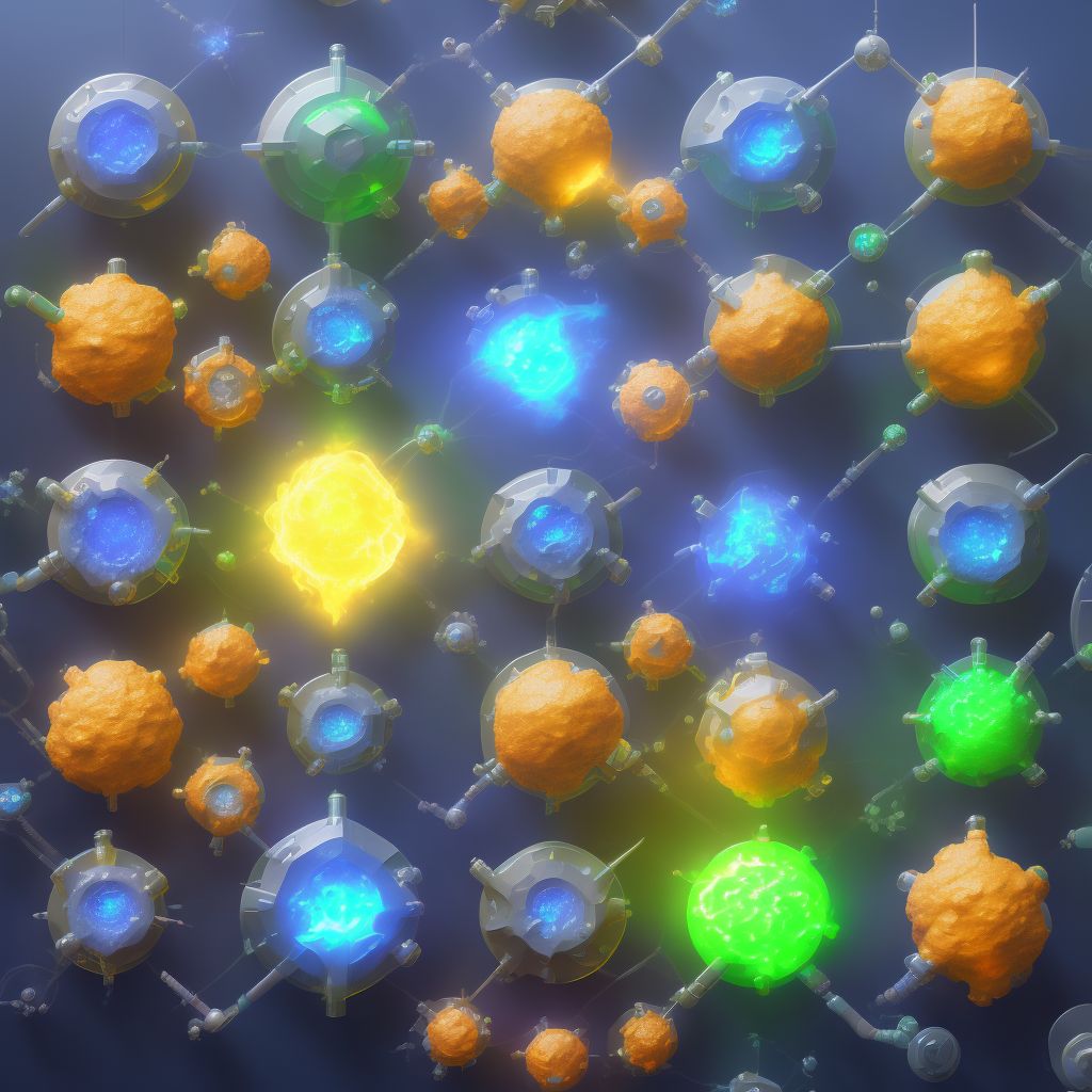 Toxic effect of other halogen derivatives of aromatic hydrocarbons, undetermined digital illustration