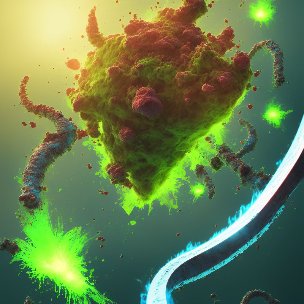 Toxic effects of corrosive alkalis and alkali-like substances digital illustration