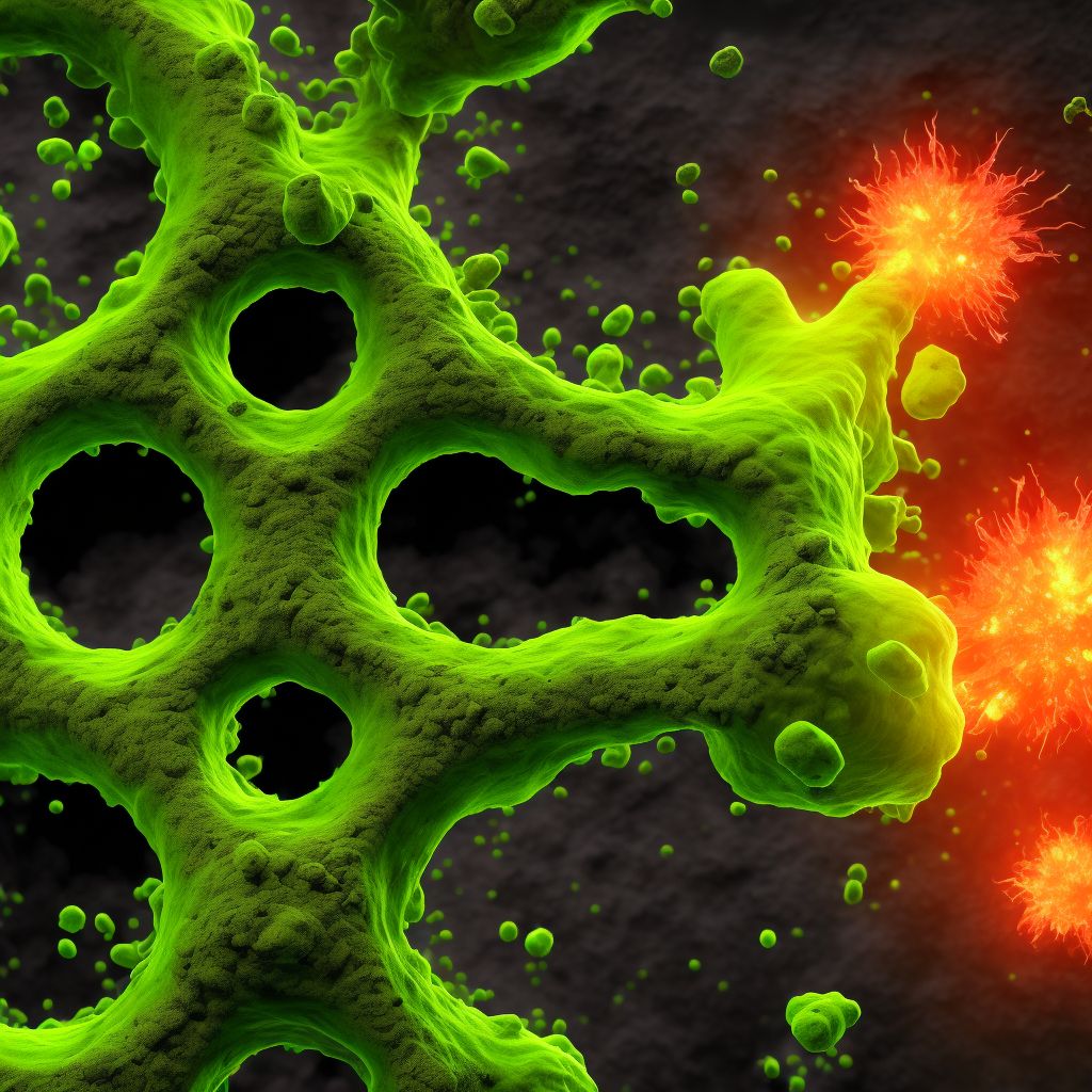 Toxic effect of corrosive alkalis and alkali-like substances, assault digital illustration