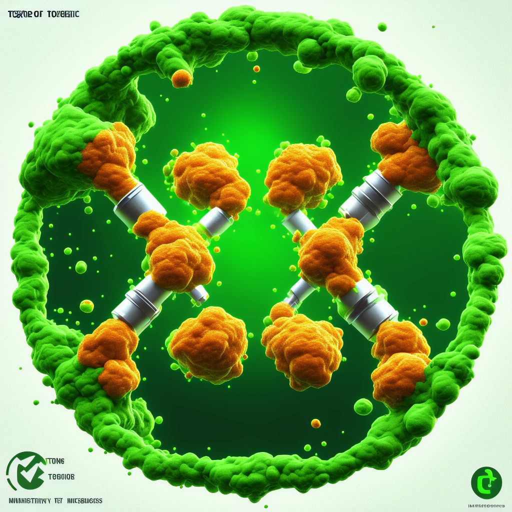 Toxic effect of other mycotoxin food contaminants, intentional self-harm digital illustration