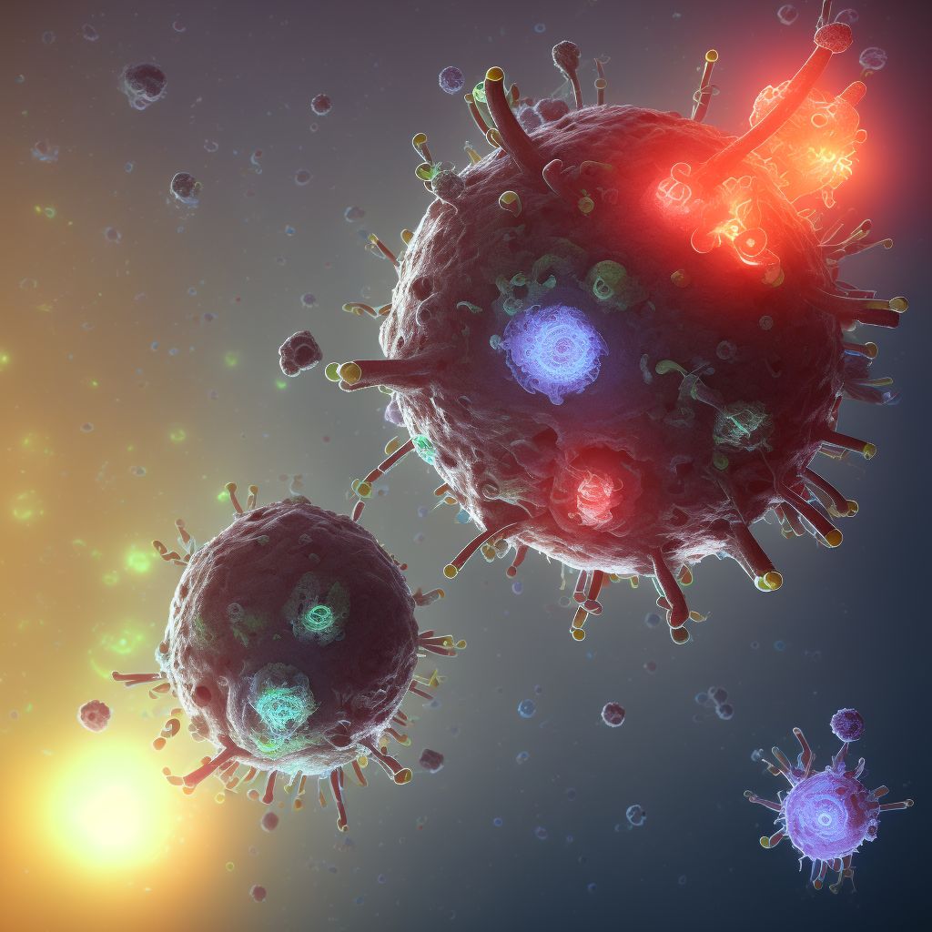 Infection following other infusion, transfusion and therapeutic injection digital illustration