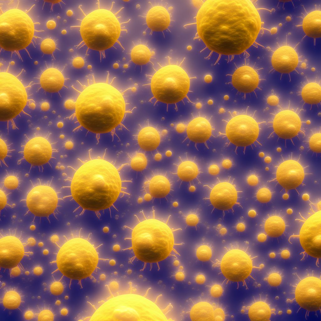 Anaphylactic reaction due to other serum digital illustration