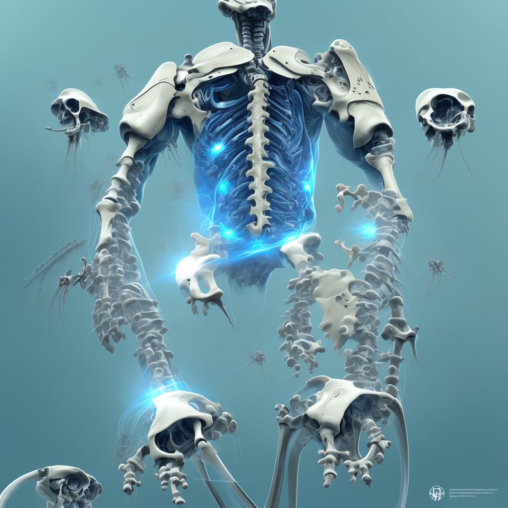 Other mechanical complication of internal fixation device of bones of limb digital illustration