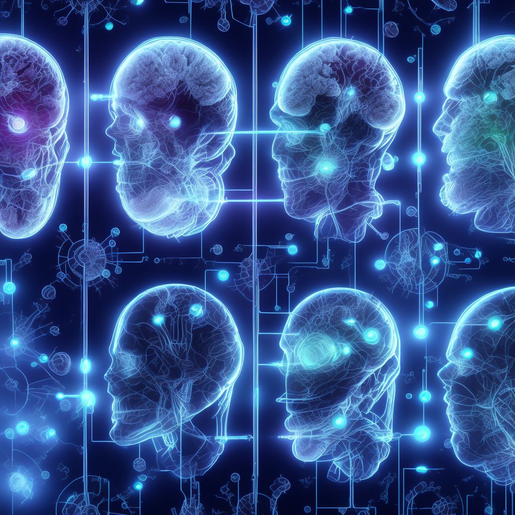 Breakdown (mechanical) of implanted electronic neurostimulator, generator digital illustration