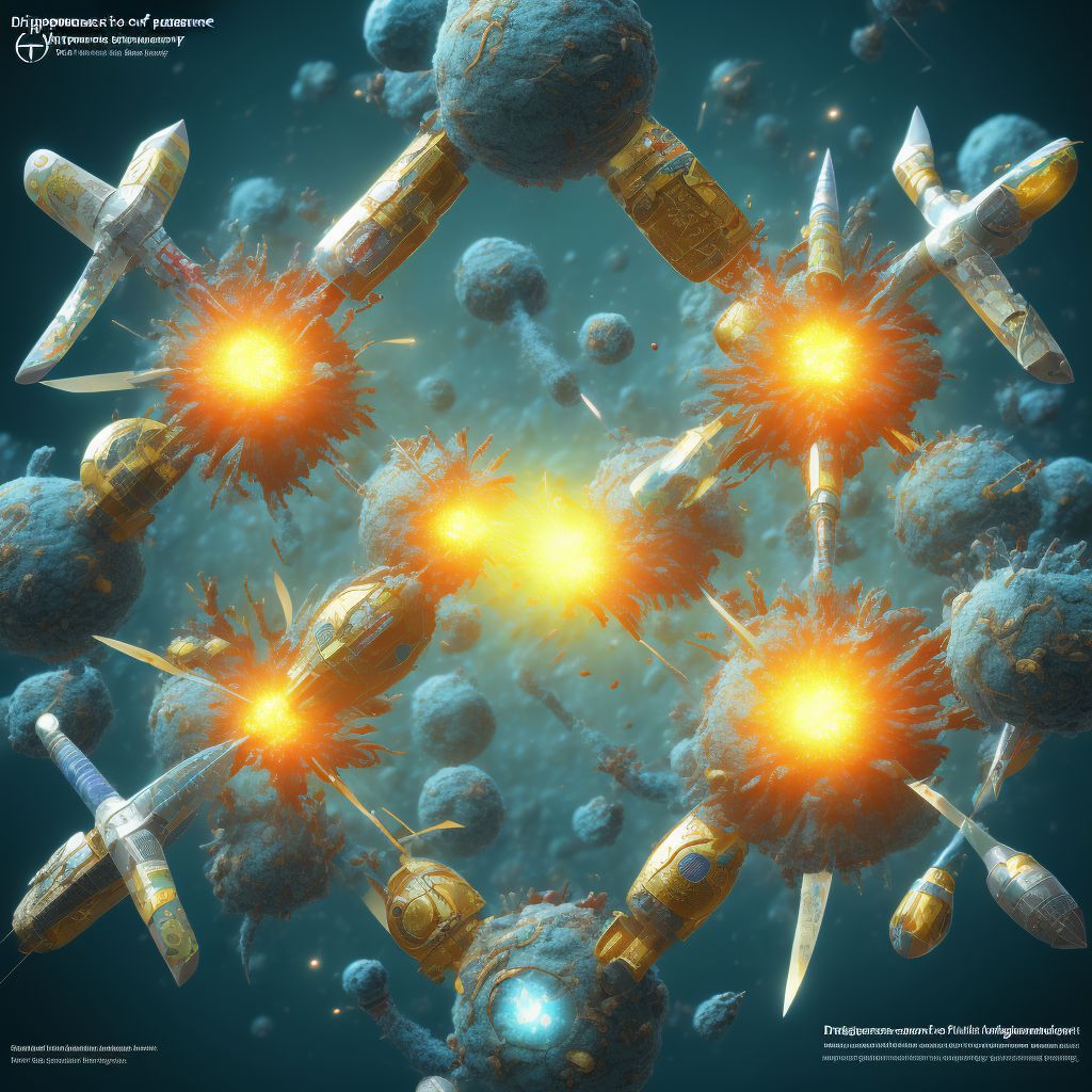 Displacement of permanent sutures digital illustration