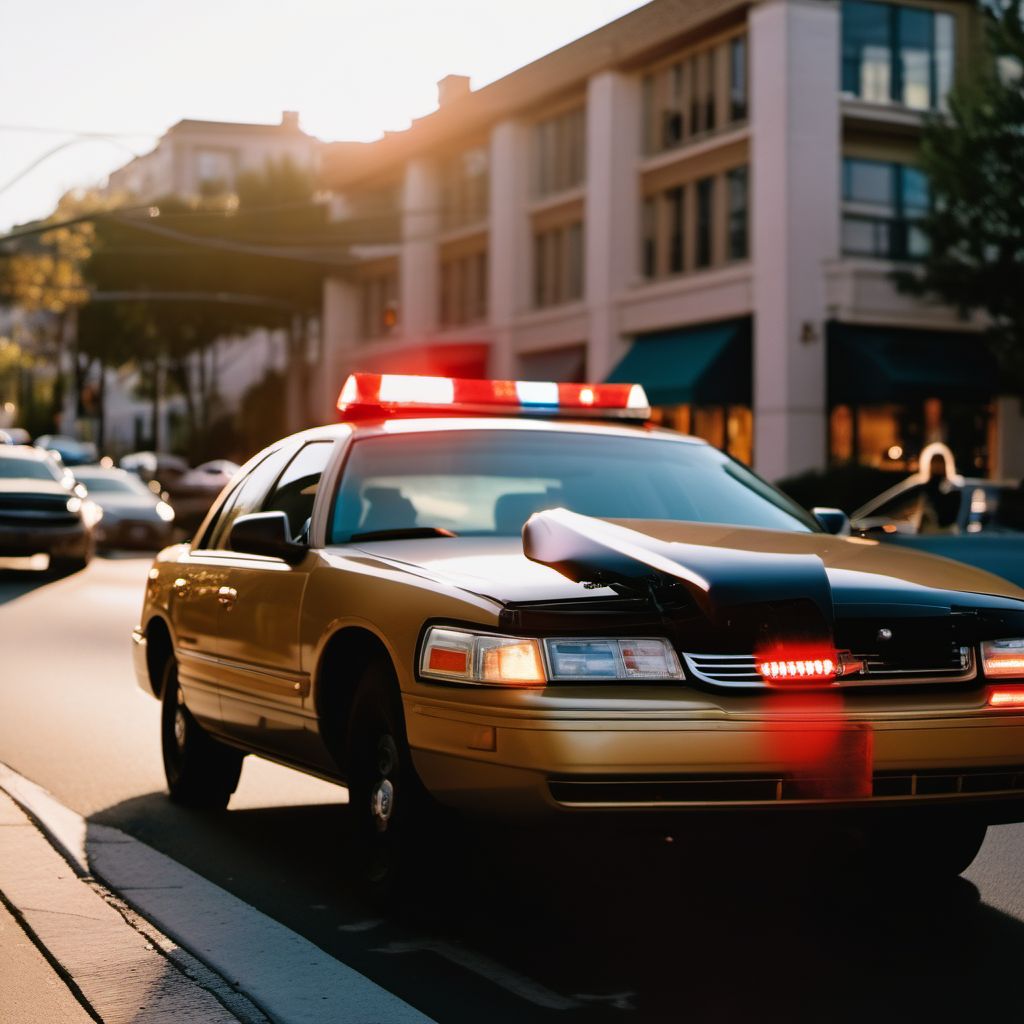 Pedestrian injured in nontraffic accident involving other and unspecified motor vehicles digital illustration