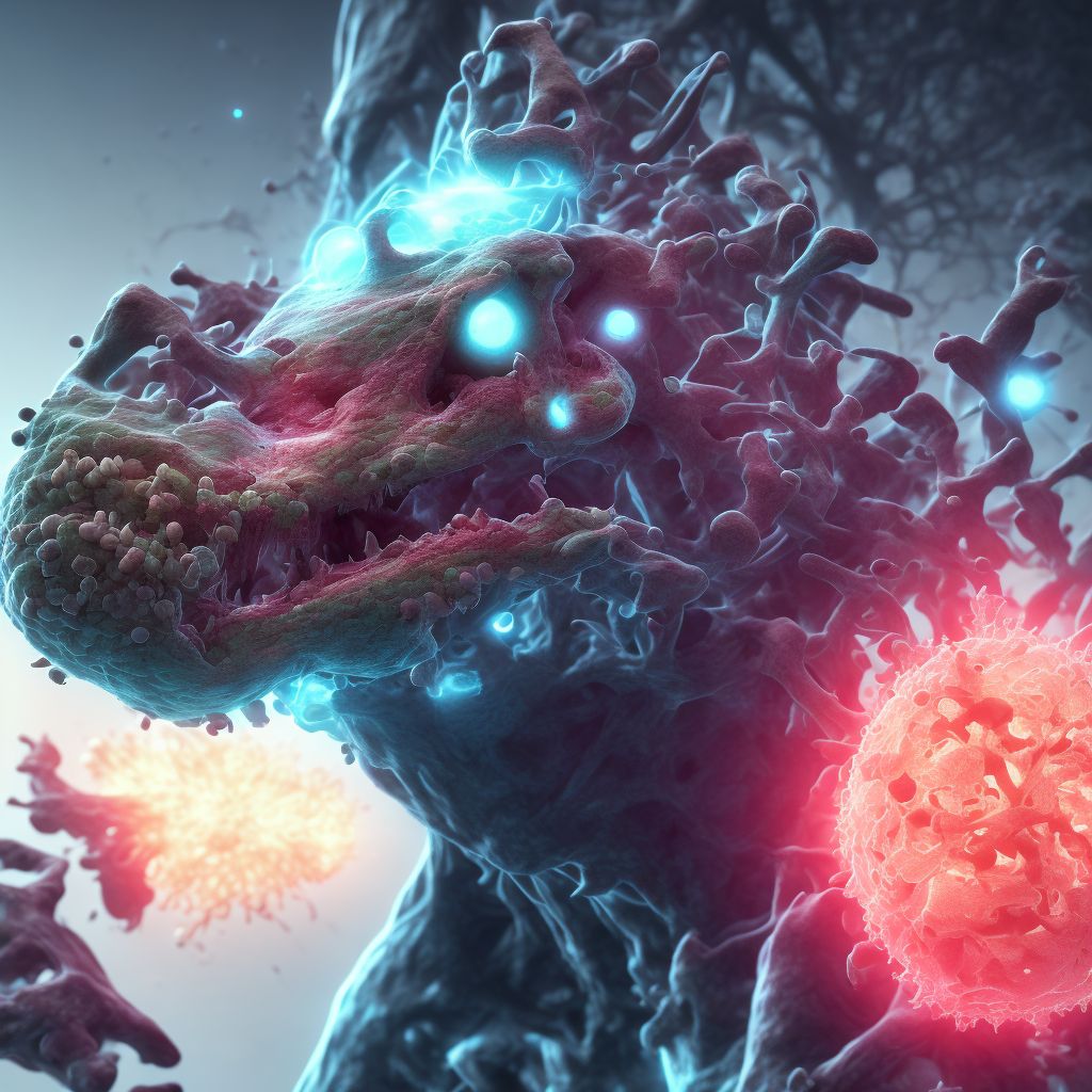 Rheumatoid arthritis, unspecified digital illustration