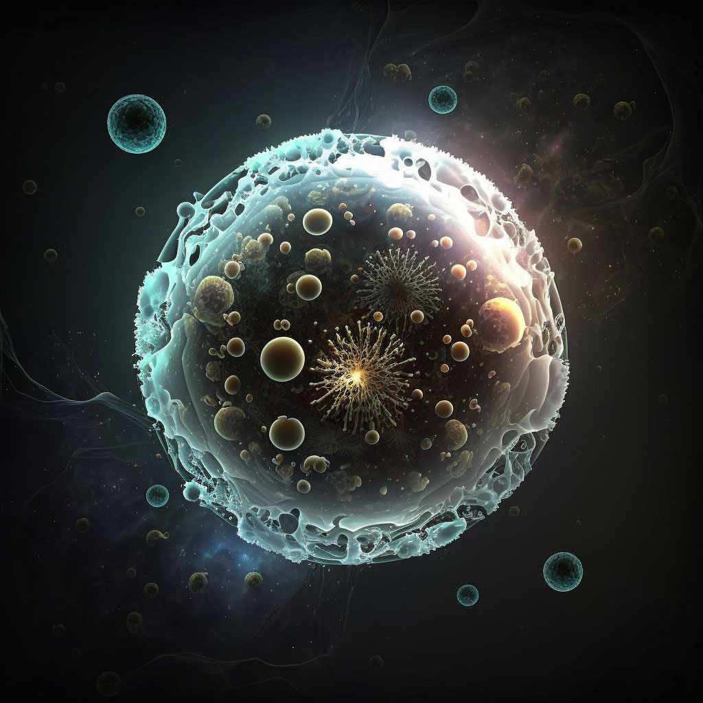 Cryptosporidiosis digital illustration