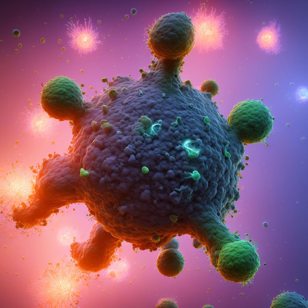 Protozoal intestinal disease, unspecified digital illustration