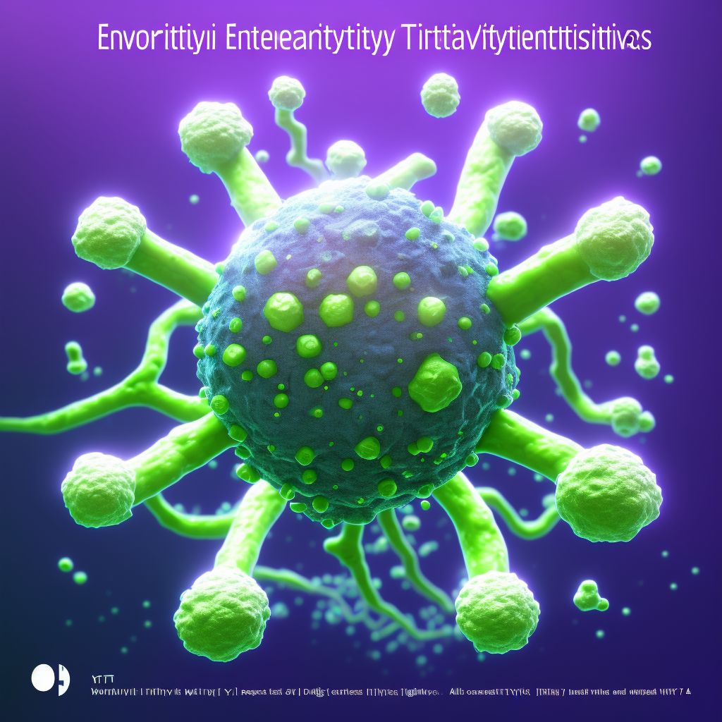 Rotaviral enteritis digital illustration