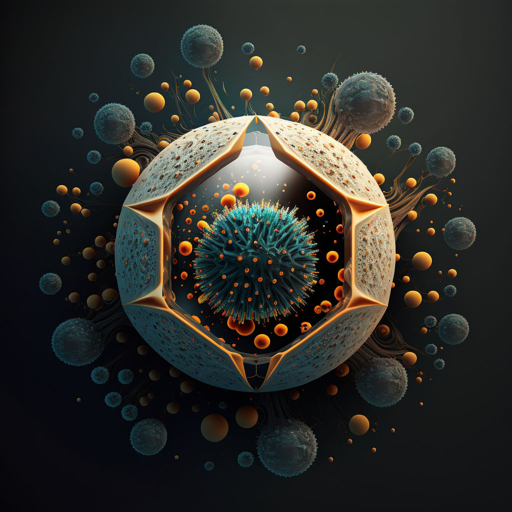 Viral intestinal infection, unspecified digital illustration