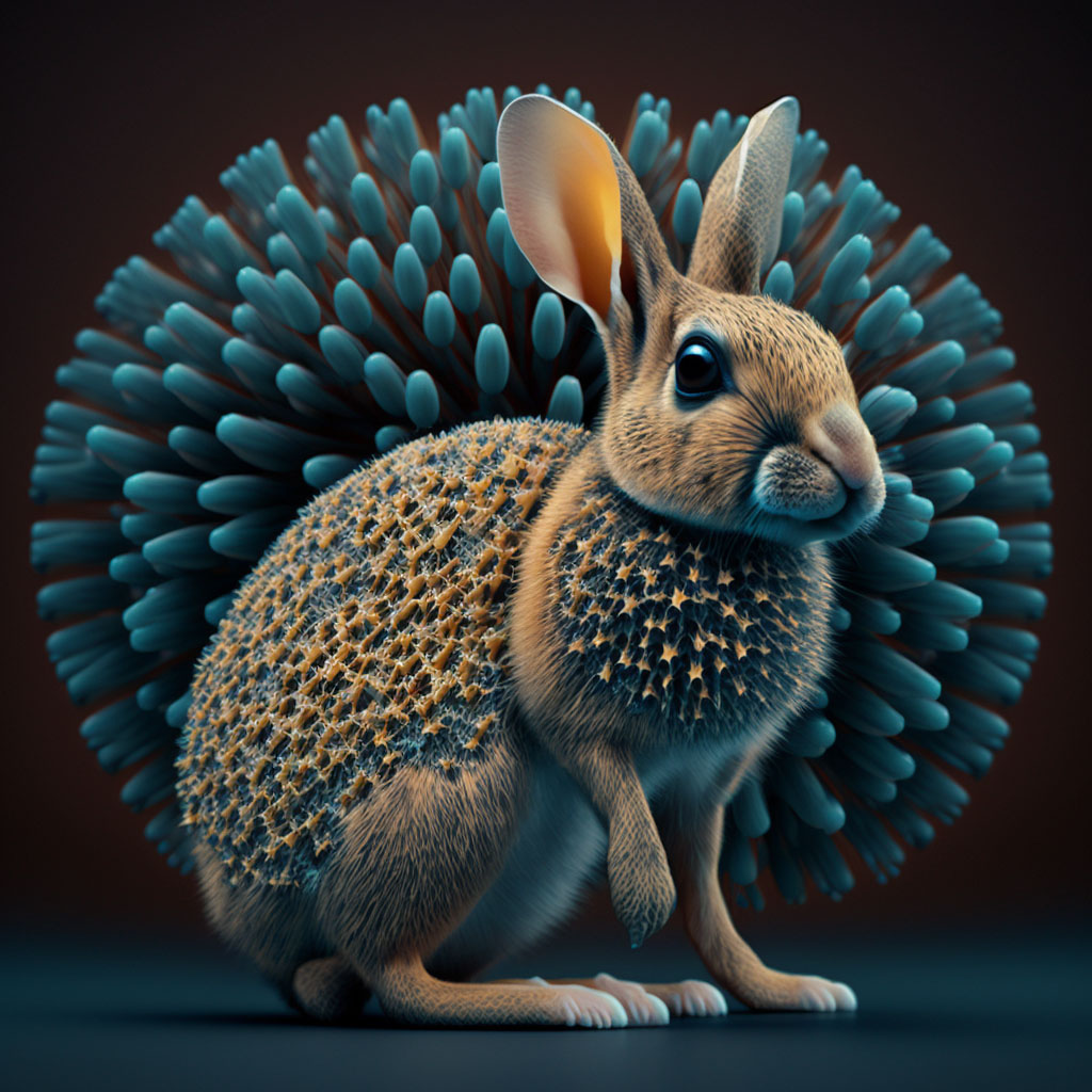 Generalized tularemia digital illustration