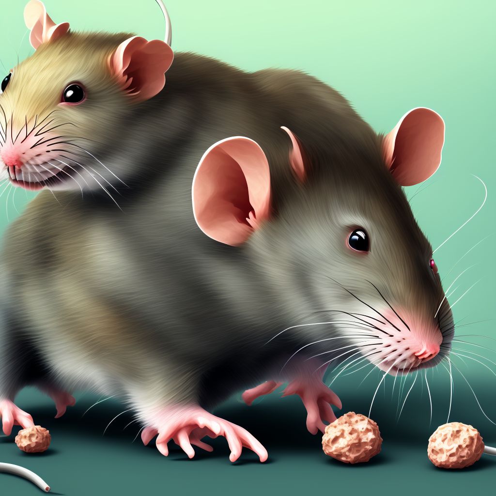 Rat-bite fever, unspecified digital illustration