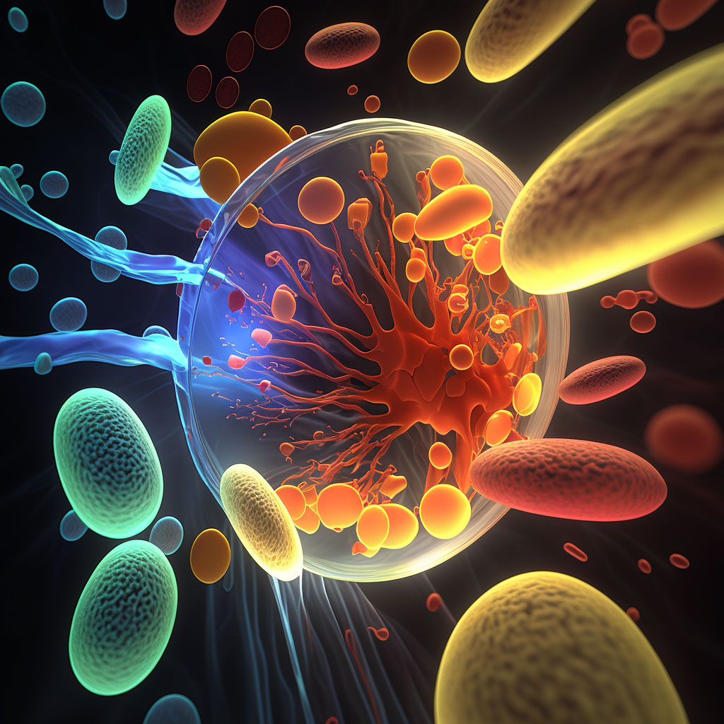 Erysipelothrix sepsis digital illustration