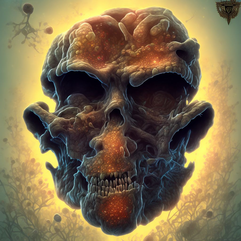 Borderline leprosy digital illustration