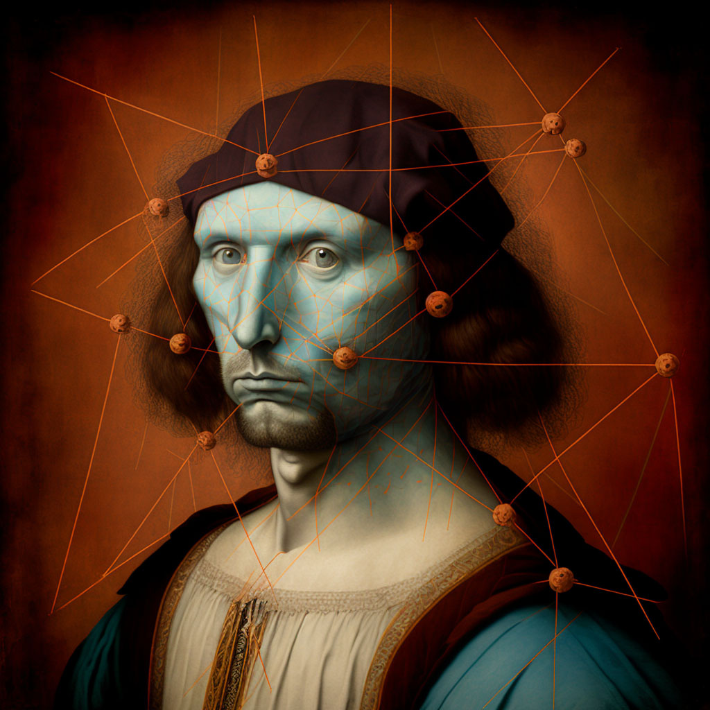 Listerial meningitis digital illustration