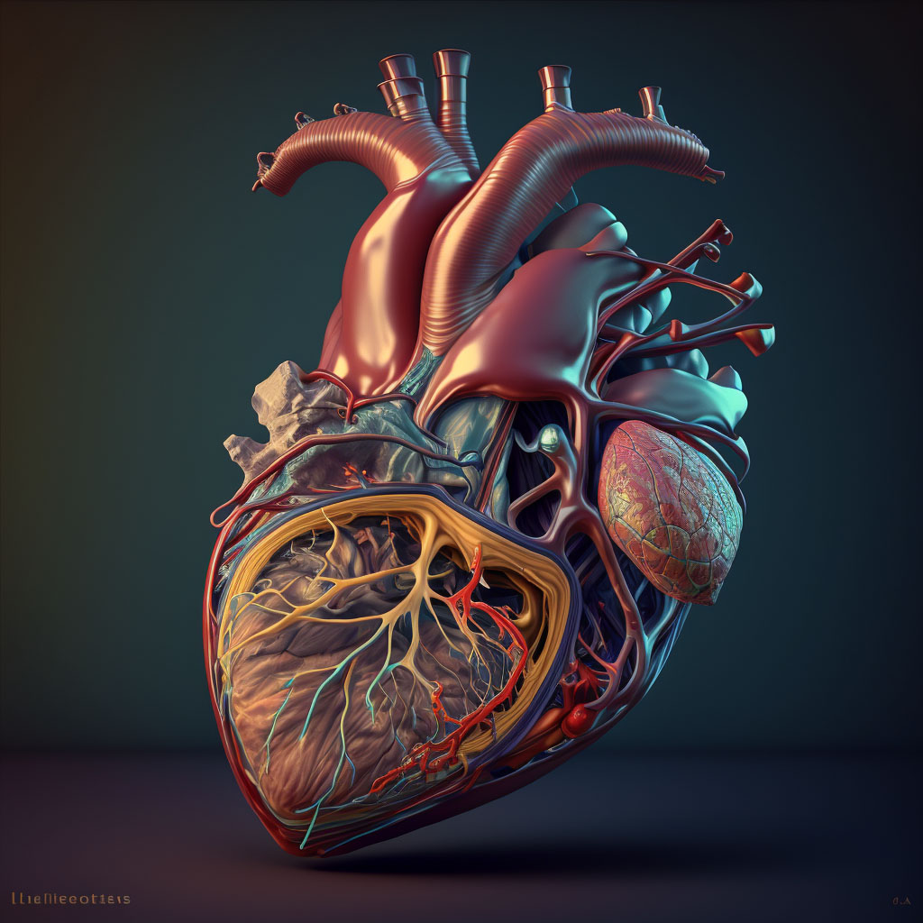 Listerial endocarditis digital illustration