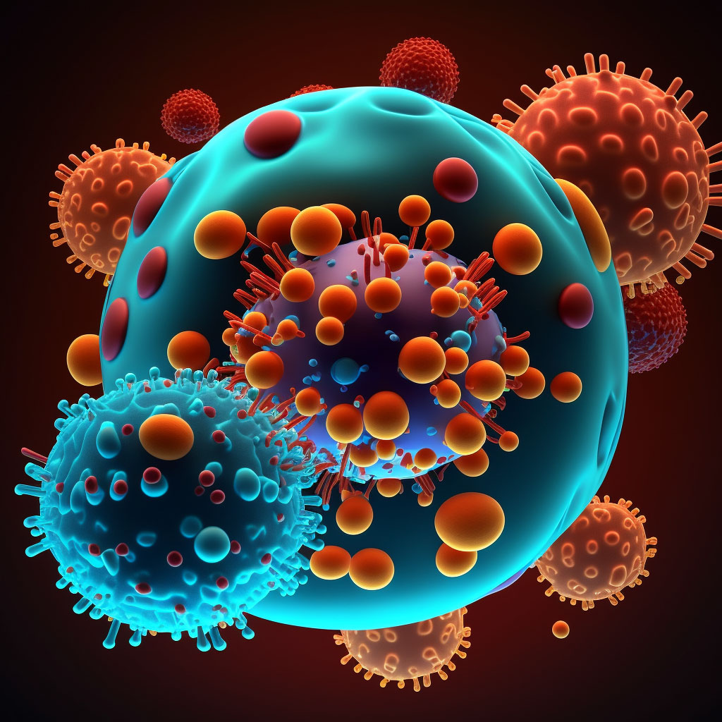 Sepsis due to streptococcus, group A digital illustration