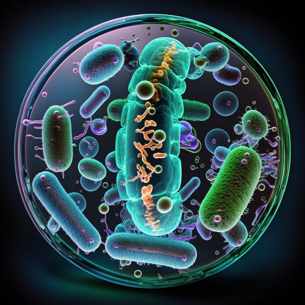 Sepsis due to Escherichia coli [E. coli] digital illustration