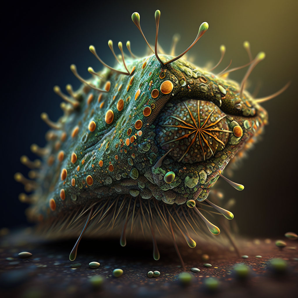 Varicella without complication digital illustration