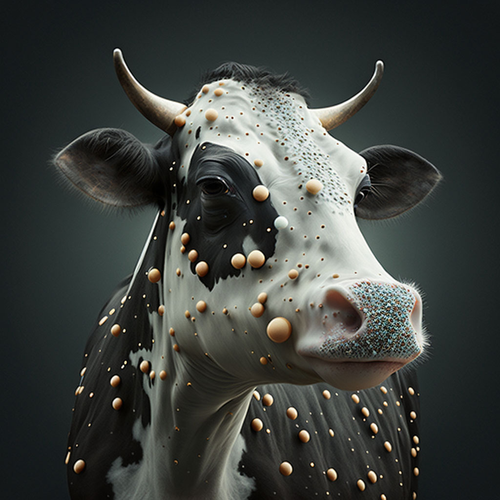 Cowpox digital illustration