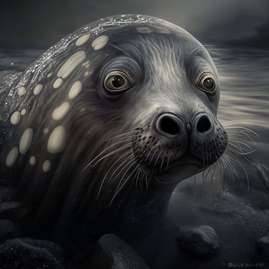 Sealpox digital illustration