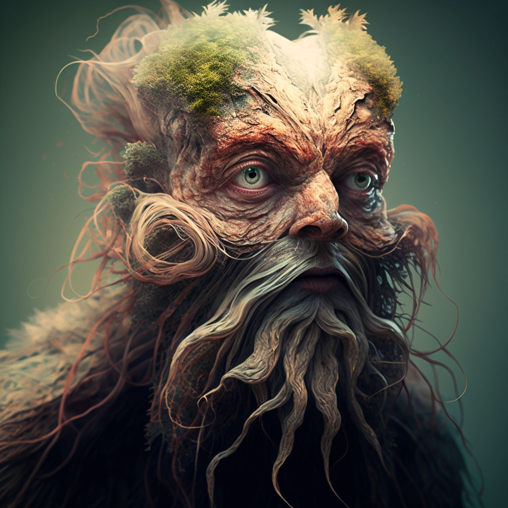Geotrichosis digital illustration