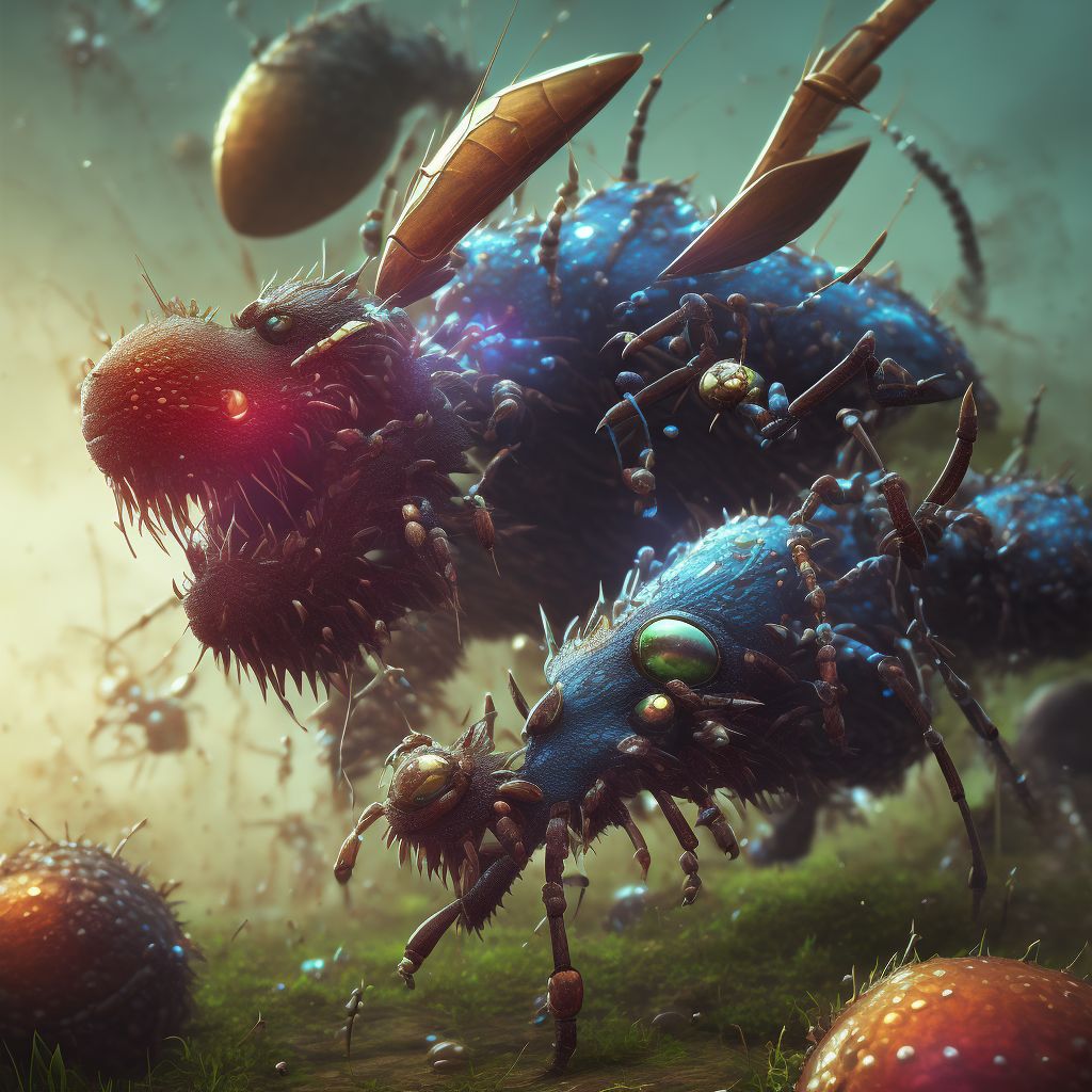 Babesiosis digital illustration