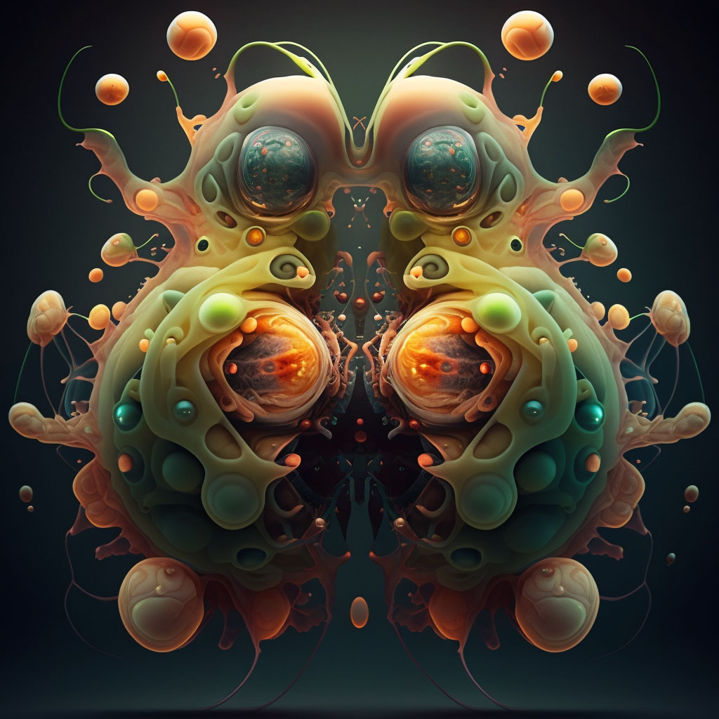 Dipylidiasis digital illustration