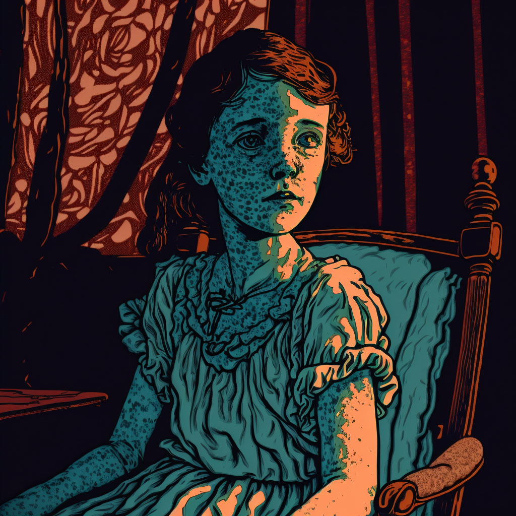 Zellweger syndrome digital illustration