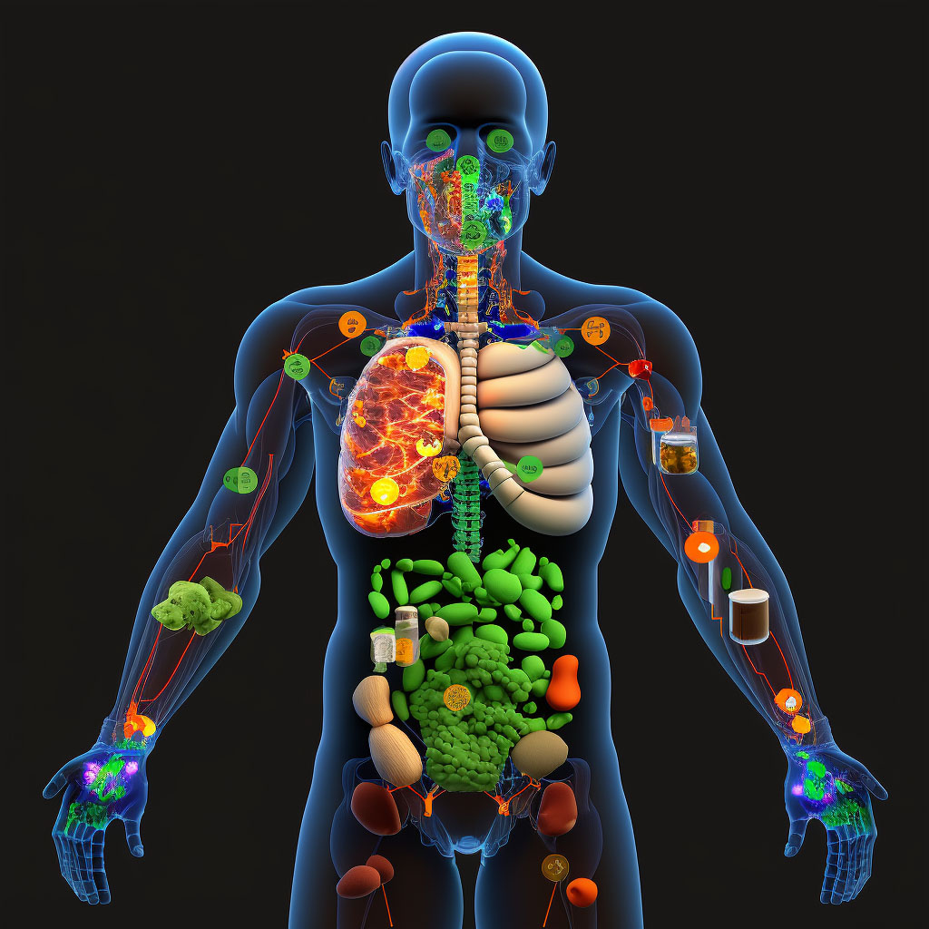 Disorders of gamma aminobutyric acid metabolism digital illustration