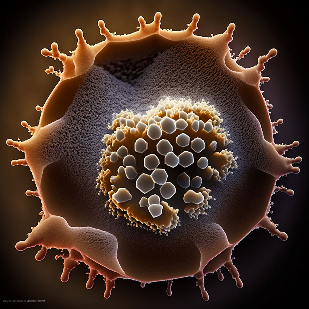 Sandhoff disease digital illustration