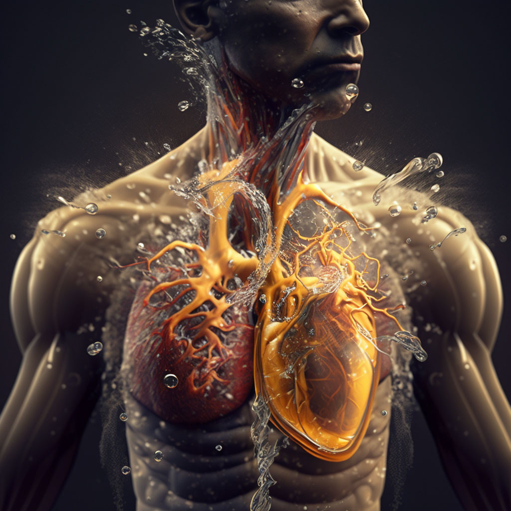 Pure hyperglyceridemia digital illustration