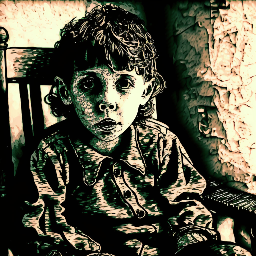 Lesch-Nyhan syndrome digital illustration