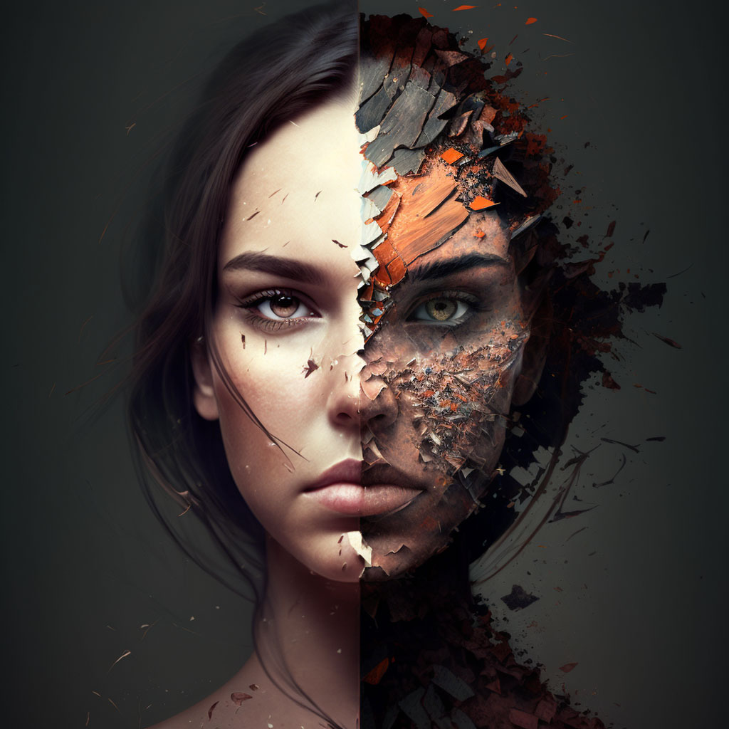 Female sexual arousal disorder digital illustration