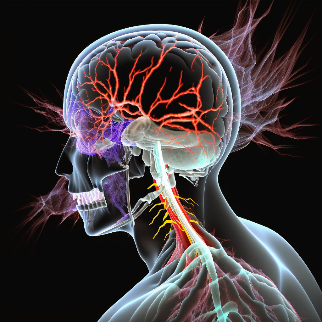 Myoclonus digital illustration
