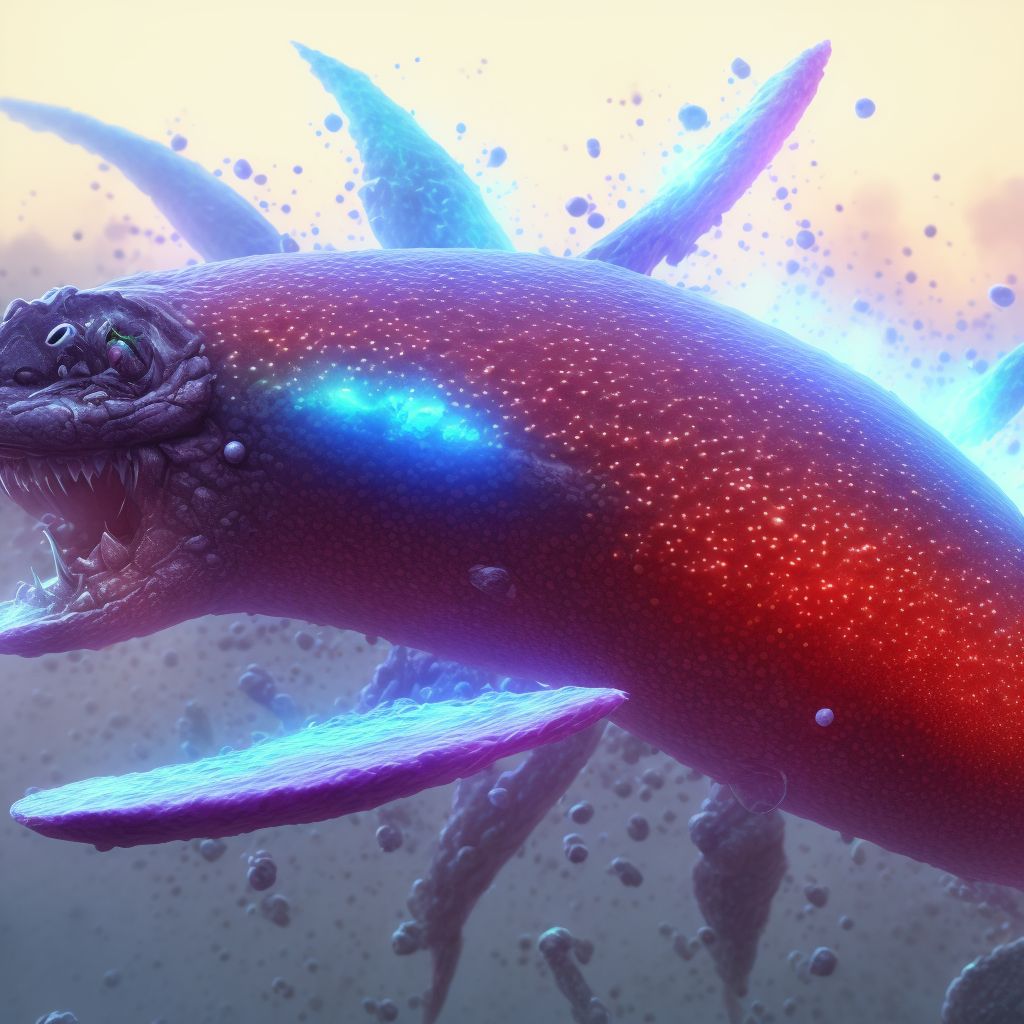 Salmonella sepsis digital illustration