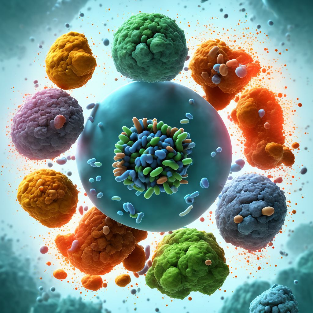 Salmonella meningitis digital illustration