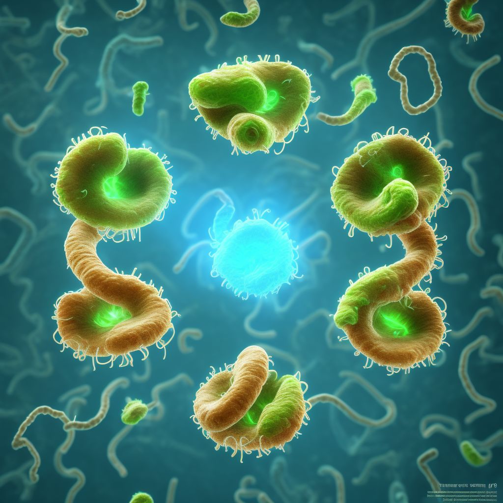 Other intestinal Escherichia coli infections digital illustration
