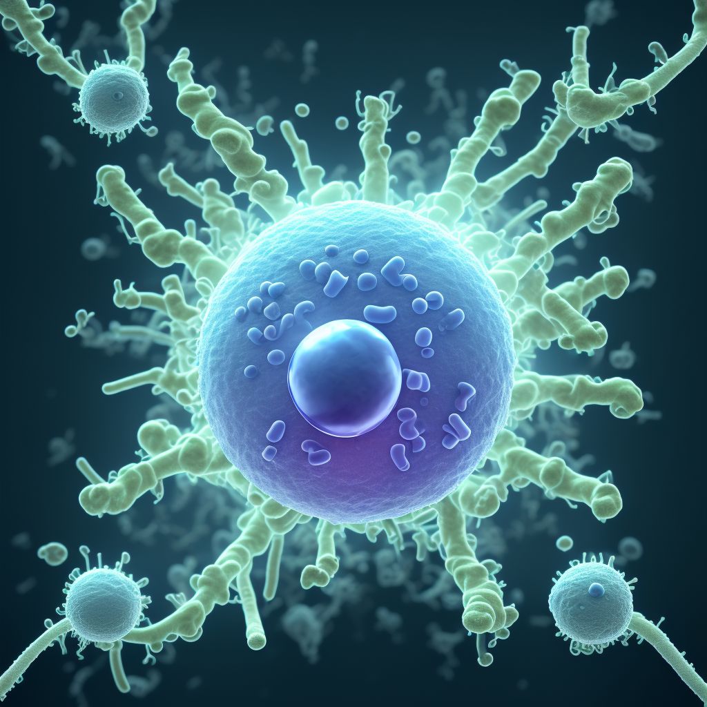 Other specified bacterial intestinal infections digital illustration