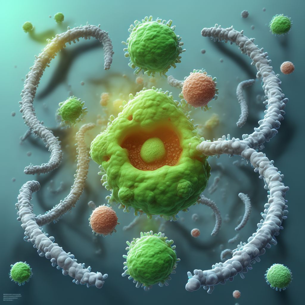 Bacterial intestinal infection, unspecified digital illustration