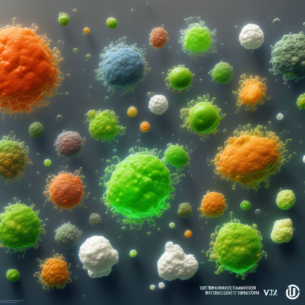 Other specified bacterial foodborne intoxications digital illustration
